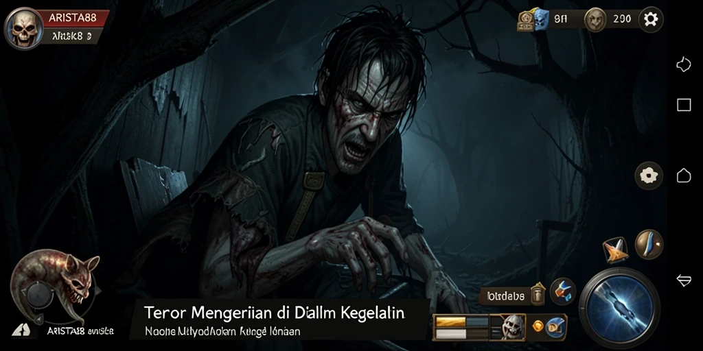 Gameplay ARISTA88 yang penuh ketegangan dan misteri.
