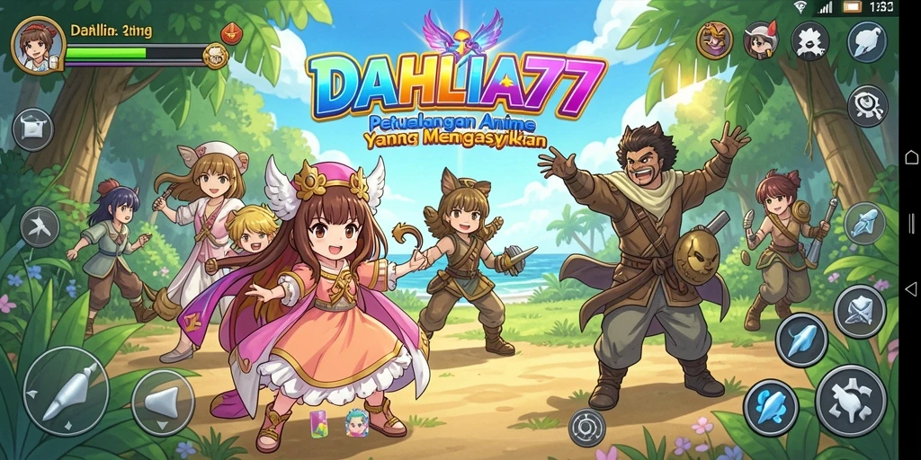 Tangkapan layar gameplay DAHLIA77 yang menakjubkan dengan aksi seru.