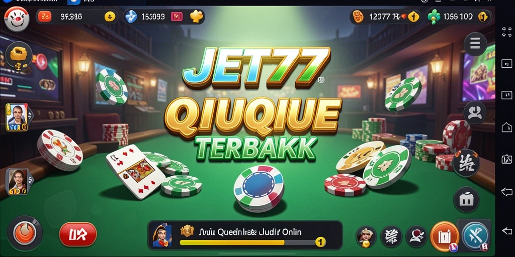 Tampilan gameplay seru di JET77 saat bermain QiuQiu.