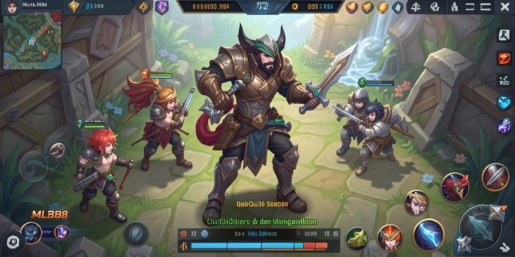 Tampilan gameplay seru dari MLBB8 QiuQiu.