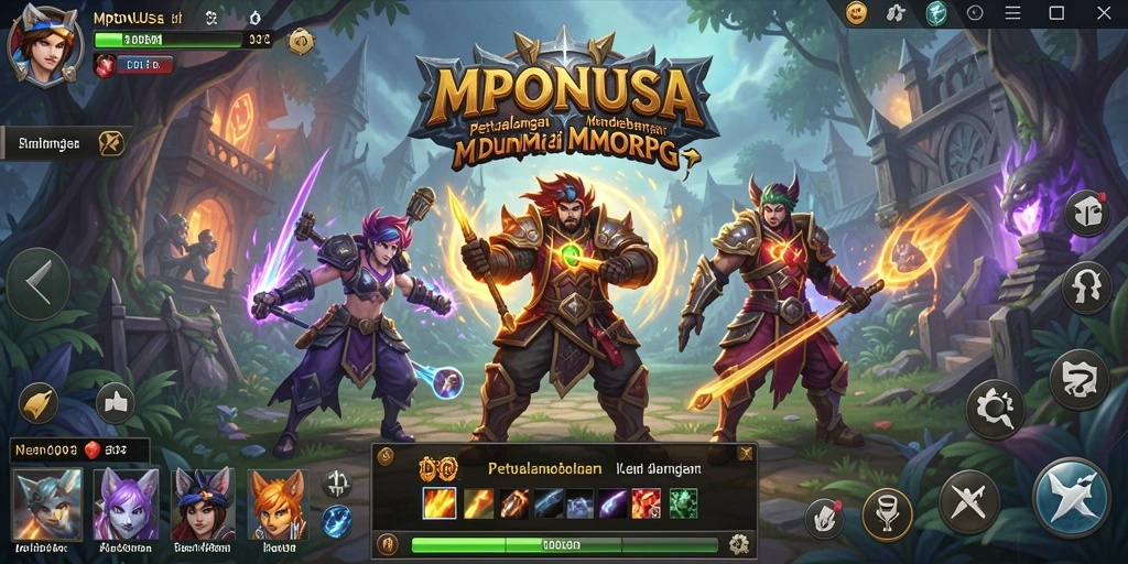 Tampilkan aksi seru dalam gameplay MPONUSA yang mengasyikkan.