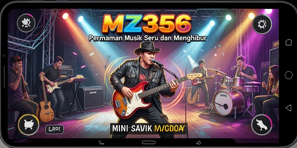 Tampilan gameplay MZ356 yang seru dan berwarna-warni.