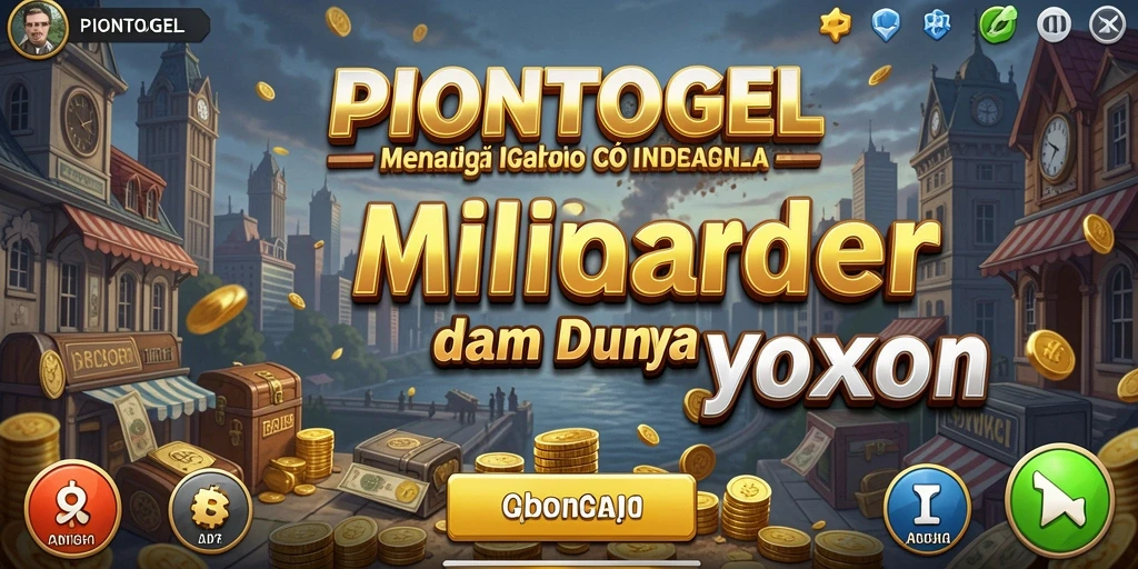 Screenshot gameplay PIONTOGEL yang menunjukkan interaksi bisnis yang menarik.