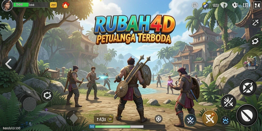 Screenshot RUBAH4D menampilkan petualangan seru di dunia terbuka.