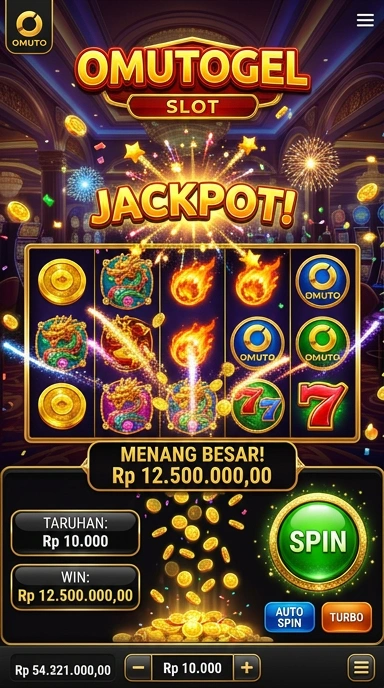 Tampilan antarmuka pengguna omutogel yang intuitif.